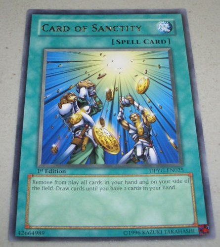 Amazon.com: Yu-Gi-Oh! - Card of Sanctity DPYG-EN025 1st Edition